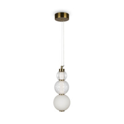 Maytoni Collar Modern Integrated LED Pendant Ceiling Light Gold 3000K - thumbnail 2