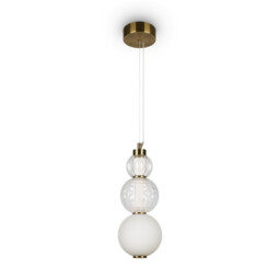 Maytoni Collar Modern Integrated LED Pendant Ceiling Light Gold 3000K - thumbnail 3