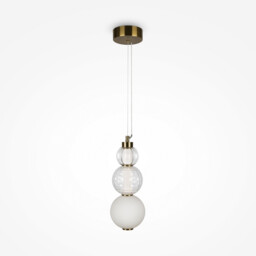Maytoni Collar Modern Integrated LED Pendant Ceiling Light Gold 3000K