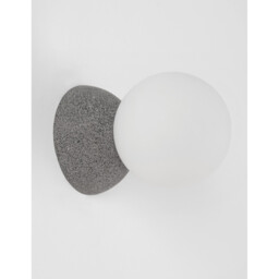 Zero Wall Lamp Grey Concrete, Opal Glass LED G9 - thumbnail 5