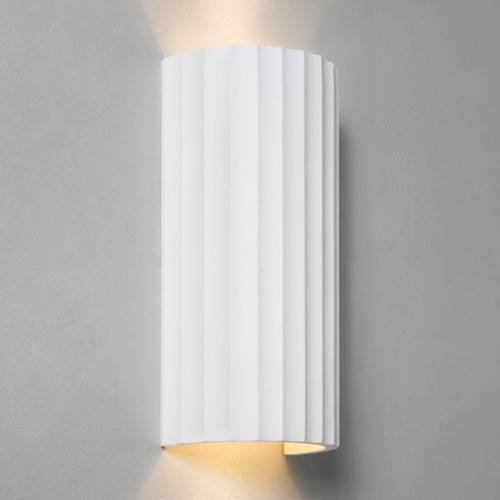 Kymi 2 Light Indoor Plaster Large Wall Light White, GU10