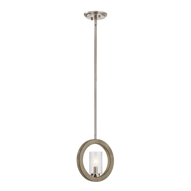 Kichler Grand Bank Wall Light/ Mini-Pendant/ Semi-Flush Antique Grey - image 1