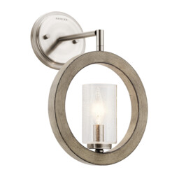 Kichler Grand Bank Wall Light/ Mini-Pendant/ Semi-Flush Antique Grey - thumbnail 3