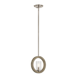 Kichler Grand Bank Wall Light/ Mini-Pendant/ Semi-Flush Antique Grey