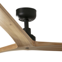 Klim Large Ceiling Fan Black, Pine Blades - thumbnail 5