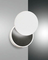 Ara Integrated LED Wall Light White Glass - thumbnail 1