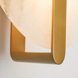 Maroni Integrated Led Wall Lamp Brass-Natural Alabaster LED 3000K - thumbnail 5