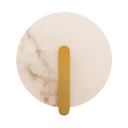 Maroni Integrated Led Wall Lamp Brass-Natural Alabaster LED 3000K - thumbnail 1