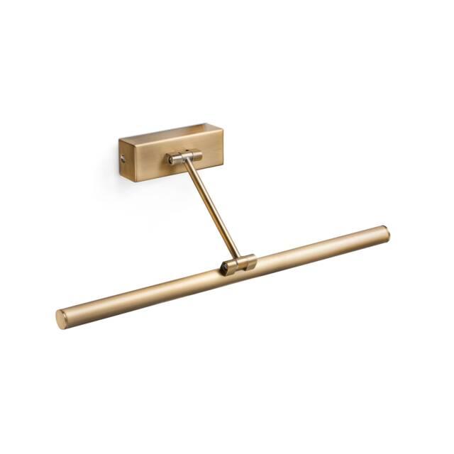 Magritte LED Anitque Brass Picture Wall Light 8W