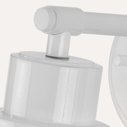 Morvah 1 Light Outdoor Wall Light White IP44, E27 - thumbnail 3