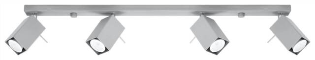 Merida 4 Light Spotlight Bar Grey, GU10 - image 1