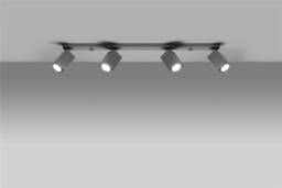 Merida 4 Light Spotlight Bar Grey, GU10 - thumbnail 3