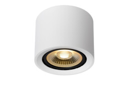Fedler Modern Surface Mounted Ceiling Spotlight - Ø 12cm - LED Dim to warm - GU10 - 1x12W 2200K/3000K - White