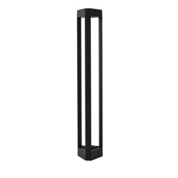 Pax 80cm Outdoor Bollard Black Aluminium LED 9W 715Lm 3000K IP54