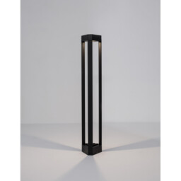 Pax 80cm Outdoor Bollard Black Aluminium LED 9W 715Lm 3000K IP54 - thumbnail 5