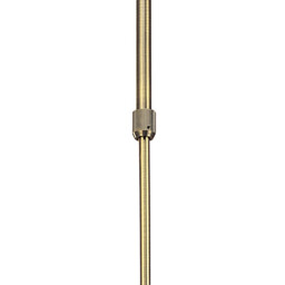 Flavia Telescopic Pendant Convertible To Semi Flush Round 4 Light G9, Antique Brass - thumbnail 5