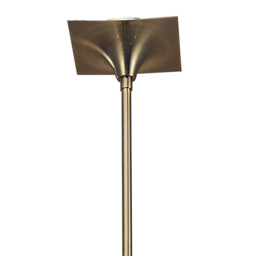 Flavia Telescopic Pendant Convertible To Semi Flush Round 4 Light G9, Antique Brass - thumbnail 3