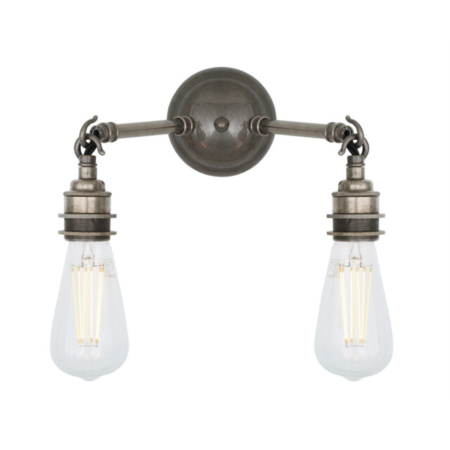 Arrigo Wall Light, Antique Silver