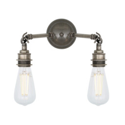 Arrigo Wall Light, Antique Silver