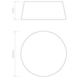 Fife Cylindrical 33cm Ceiling Light, White Fabric - thumbnail 5
