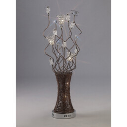 (DH) Kristal Table Lamp 5 Light G4 Polished Chrome/Coffee/Silver/Crystal, NOT LED/CFL Compatible - thumbnail 2