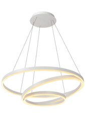 Triniti Modern Pendant Light - Ø 80cm - LED Dim. - 3000K - White