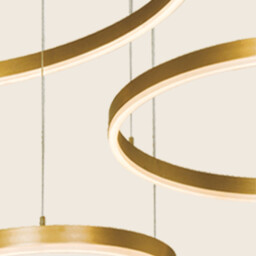 Latsia 40-60-80cm Pendant Ceiling Light Gold Matt LED 3000K Dimmable 126W - thumbnail 5