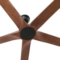 Bigwood XXL 5 Blade Ceiling Fan Matt Black, Walnut - thumbnail 5