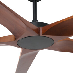 Bigwood XXL 5 Blade Ceiling Fan Matt Black, Walnut - thumbnail 3