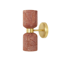 Sakura Wall Light Red Iron, Satin Brass - thumbnail 2