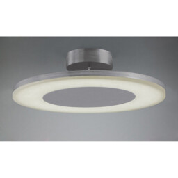 Hemisferic Ceiling 1 X 36W LED Round 3000K, 3240lm, Satin Aluminium / Frosted Acrylic, 3yrs Warranty - thumbnail 2