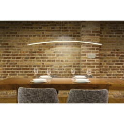 Hemisferic Ceiling 1 X 36W LED Round 3000K, 3240lm, Satin Aluminium / Frosted Acrylic, 3yrs Warranty - thumbnail 3