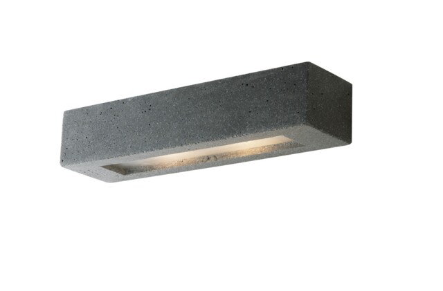 Candida Concrete Wall Lamp Grey, E14