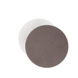 Altona Magnetic Base Wall Lamp, 12W LED 3000K 498lm, 20, 19cm Round Right Offset, Coffee, Acrylic Frosted Diffuser - thumbnail 3
