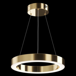 Maytoni Saturno Modern Integrated LED Pendant Ceiling Light Brass, 2500lm, 4000K - thumbnail 2