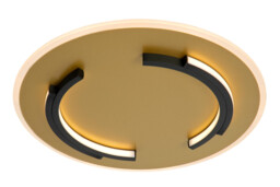 Lucide ANDREAS - Flush ceiling light - 39,6 cm - LED - 1x30W 2700K - Matt Gold / Brass - thumbnail 1