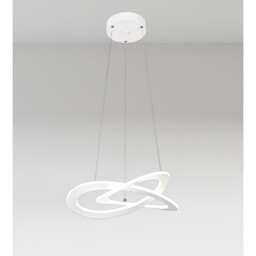 Planet Pendant, 40W LED, 3000K, 1800lm, White, 3yrs Warranty - thumbnail 2