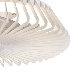Himalaya Mini 53cm 70W LED Round Ceiling Light With 30W DC Reversible Fan, 2700-5000K CCT White, White, 3yrs Warranty - thumbnail 5