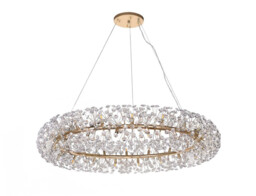 Salisbury Pendant 36 Light G9 French Gold, Crystal, Item Weight:19.4kg - thumbnail 5