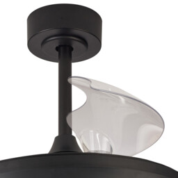 Mistral 50W LED Dimmable Ceiling Light With Built-In 30W DC Fan, 2700-5000K Remote Control, 3200lm, Black, 5yrs Warranty - thumbnail 3