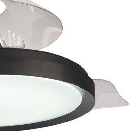 Mistral 50W LED Dimmable Ceiling Light With Built-In 30W DC Fan, 2700-5000K Remote Control, 3200lm, Black, 5yrs Warranty - thumbnail 5