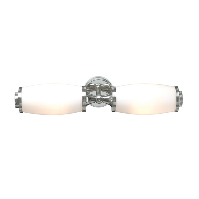 Eliot 2 Light Bathroom Twin Wall Light Polished Chrome IP44, G9 - image 1