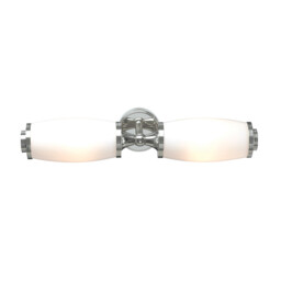 Eliot 2 Light Bathroom Twin Wall Light Polished Chrome IP44, G9 - thumbnail 1