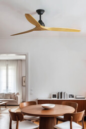 Alo Large Black, Wood DC Ceiling Fan 6 Speed - thumbnail 2