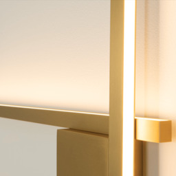 Orya 50cm Integrated Led Wall Lamp Gold Matt LED 3000K Dimmable - thumbnail 5