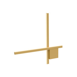 Orya 50cm Integrated Led Wall Lamp Gold Matt LED 3000K Dimmable