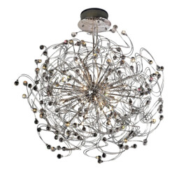 Messe Pendant 24 Light G4 Polished Chrome/Crystal, NOT LED/CFL Compatible Item Weight: 15.3kg - thumbnail 1