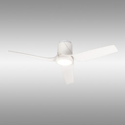 Ushuaia 30W LED Dimmable Ceiling Light With Built-In 35W DC Fan, 2700-5000K Remote & APP Control, 2400lm, White, 5yrs Warranty - thumbnail 2