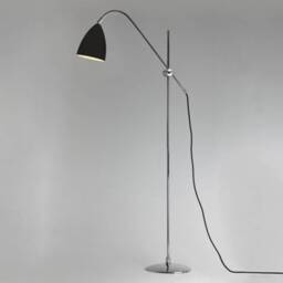 Joel 1 Light Floor Lamp Black, E27