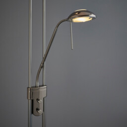 Rome Mother and Child Floor Lamp Black Chrome, Opal Glass, E27 - thumbnail 5
